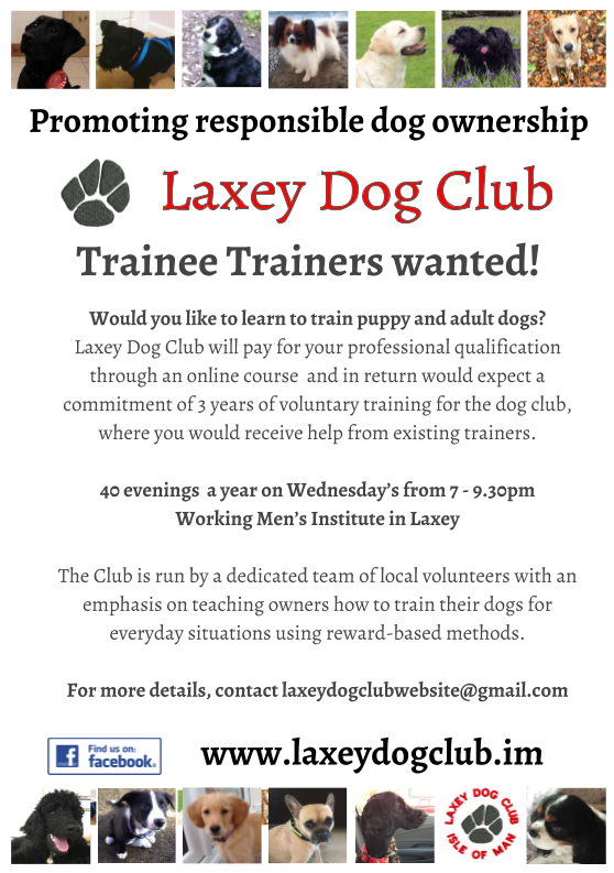 Dog Trainer advert - Laxey Dog Club.png